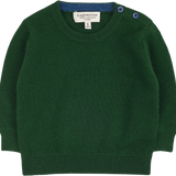 Baby Boy - Nico Jumper – 100% Lightweight Cashmere with Elbow Patches