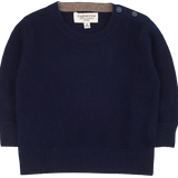 Baby Boy - Nico Jumper – 100% Lightweight Cashmere with Elbow Patches