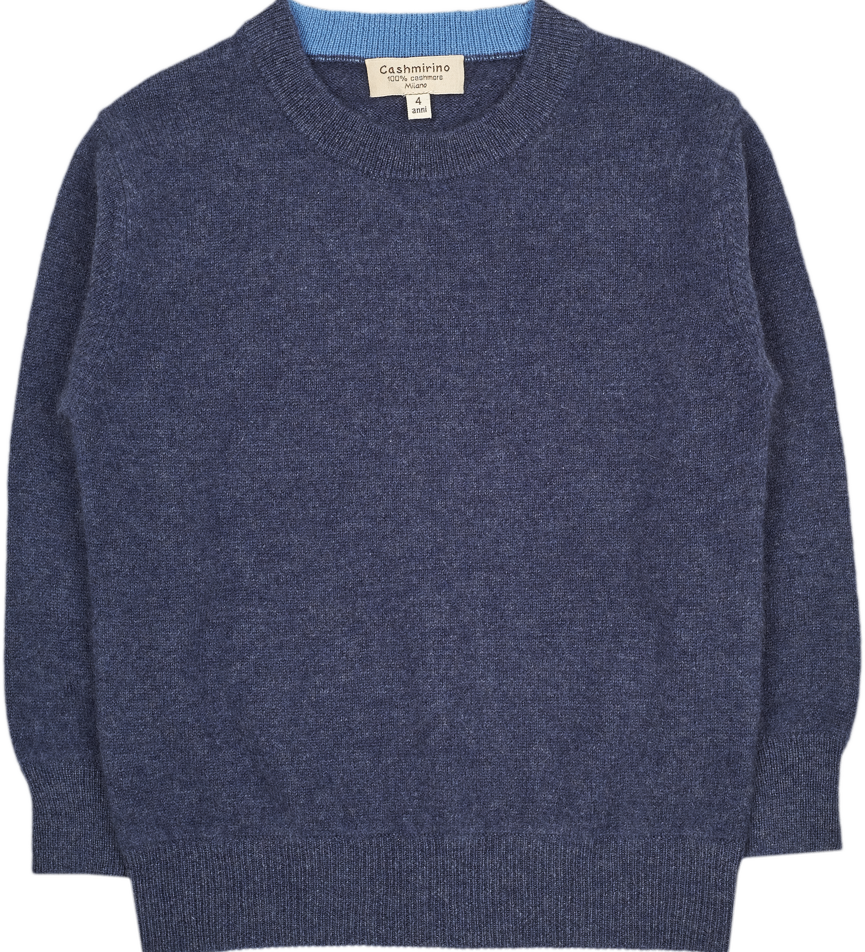 Boy - Nico Classic Crew Neck Jumper in 100% Lightweight Cashmere