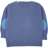 Baby Boy - Nico Jumper – 100% Lightweight Cashmere with Elbow Patches