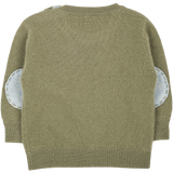 Baby Boy - Nico Jumper – 100% Lightweight Cashmere with Elbow Patches