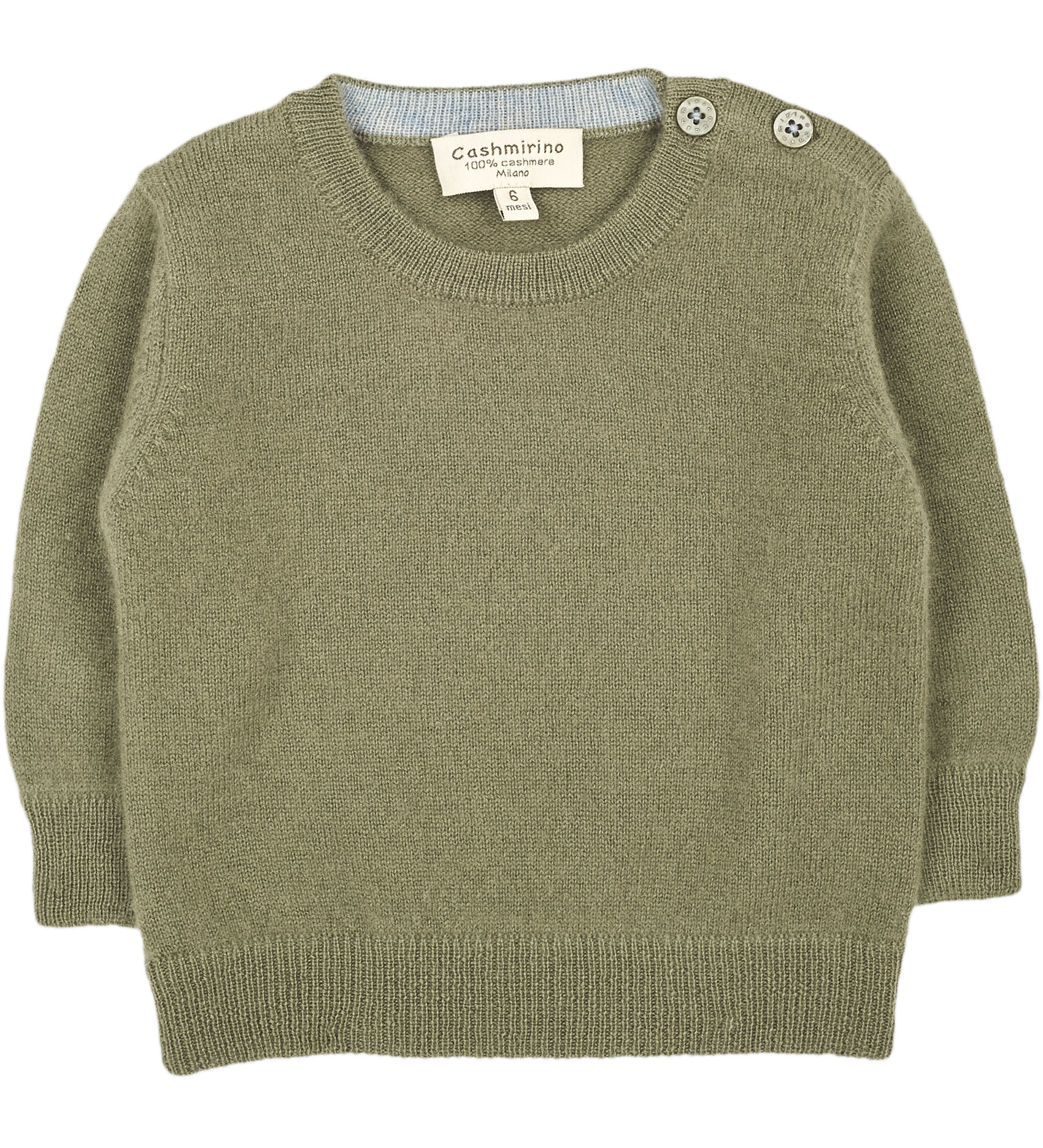 Baby Boy - Nico Jumper – 100% Lightweight Cashmere with Elbow Patches