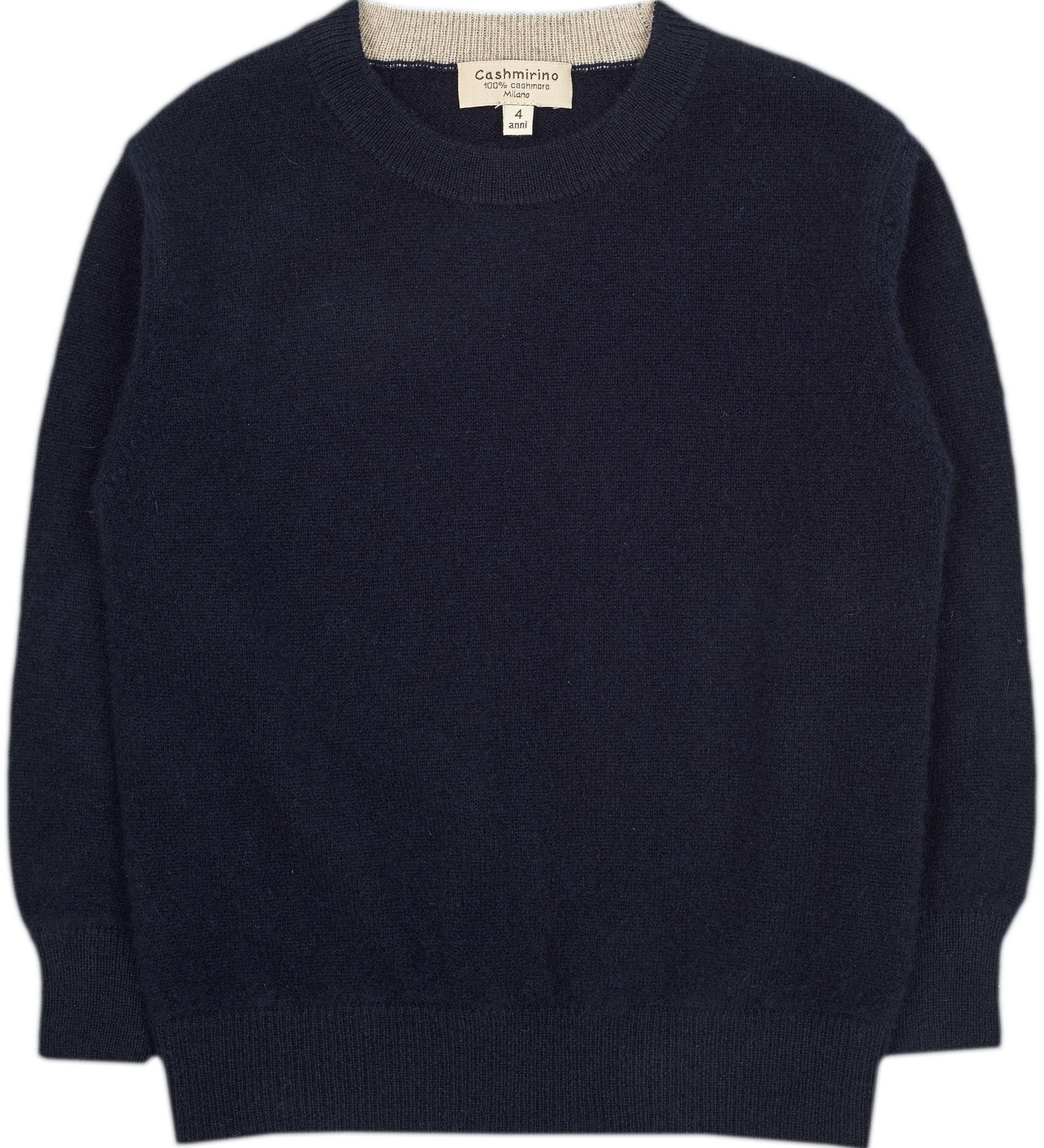 Boy - Nico Classic Crew Neck Jumper in 100% Lightweight Cashmere