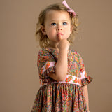 Girl - Lucille Cotton Knee Length Dress