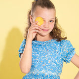Girl - Ariel Cotton Knee Length Dress