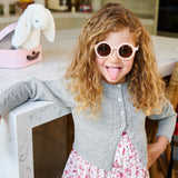 Girl - Cuenca 100%  Royal Alpaca Cropped Cardigan