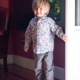 Boy - Davide  Cotton Classic Collar Shirt in Liberty Prints