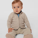 Baby Boy - Emanuele 100% Cashmere High Neck Cardigan