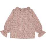 Girl - Callie 100% Cotton Blouse with Pleats in Floral Prints