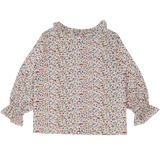 Baby Girl - Callie 100% Cotton Blouse with Pleats in Floral Prints