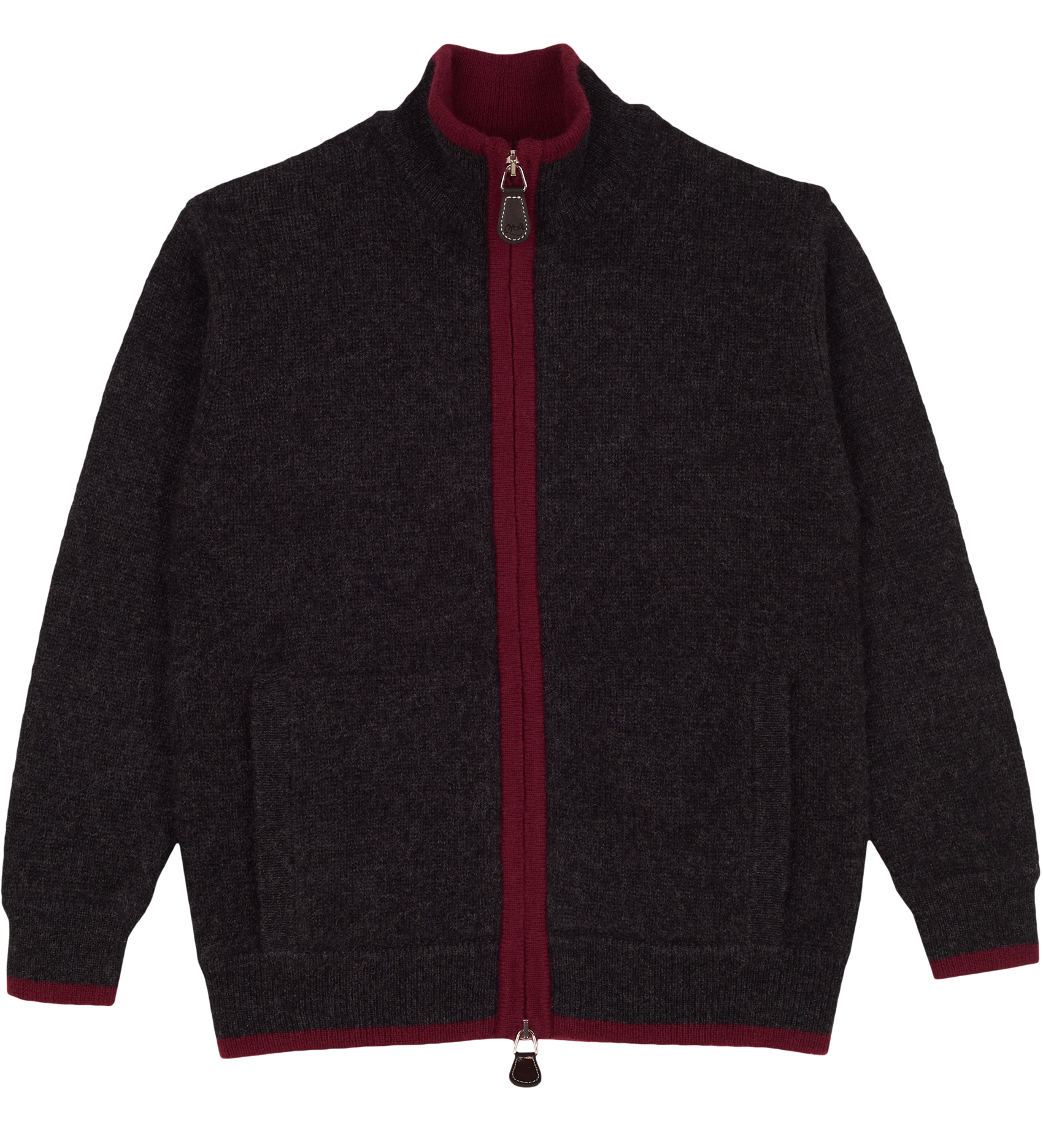 Boy - Jorge 100% Cashmere High Neck Cardigan