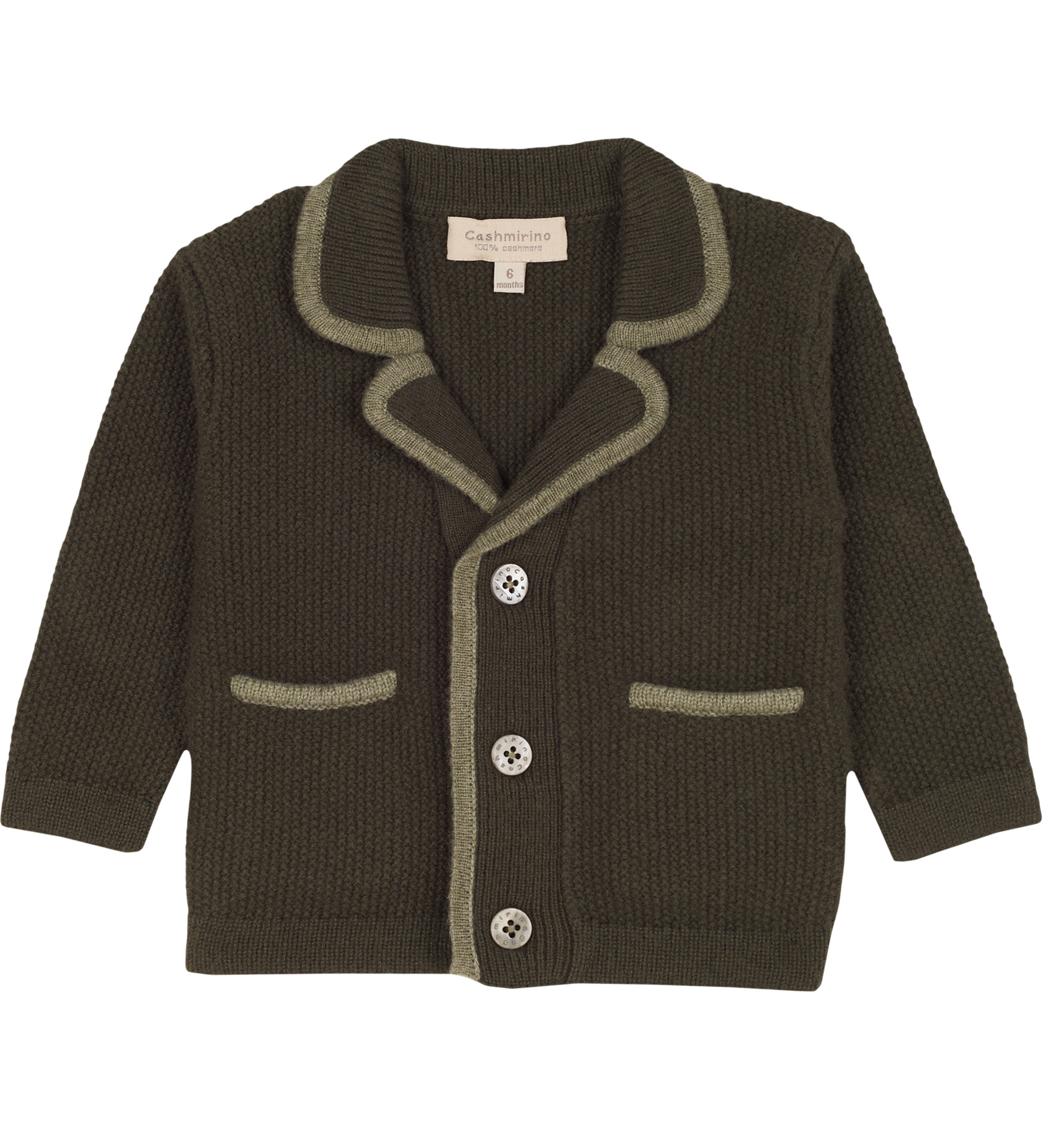 Baby Boy - Moreno Blazer in 100% Cashmere with Contrast Trim and Elbow Patches