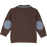 Baby Boy - Moreno Blazer in 100% Cashmere with Contrast Trim and Elbow Patches