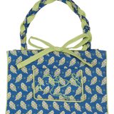 Dolly Mini Tote Bag – Liberty Cotton, Hand-Braided Handles