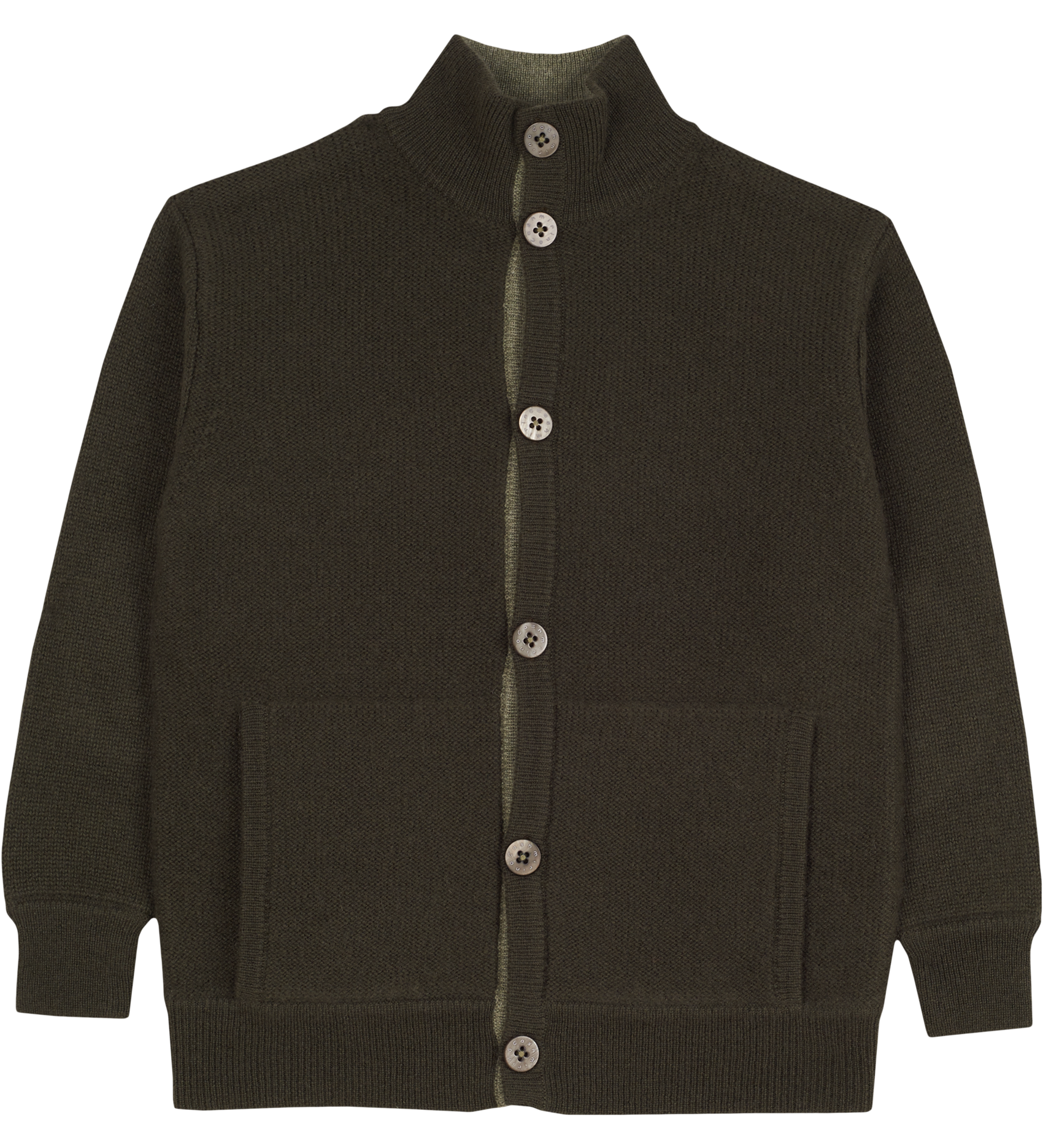 Boy - Raymond 100% Cashmere High Neck Cardigan