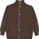 Boy - Raymond 100% Cashmere High Neck Cardigan