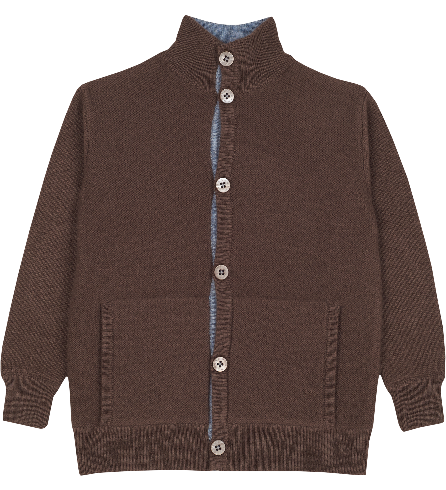 Boy - Raymond 100% Cashmere High Neck Cardigan