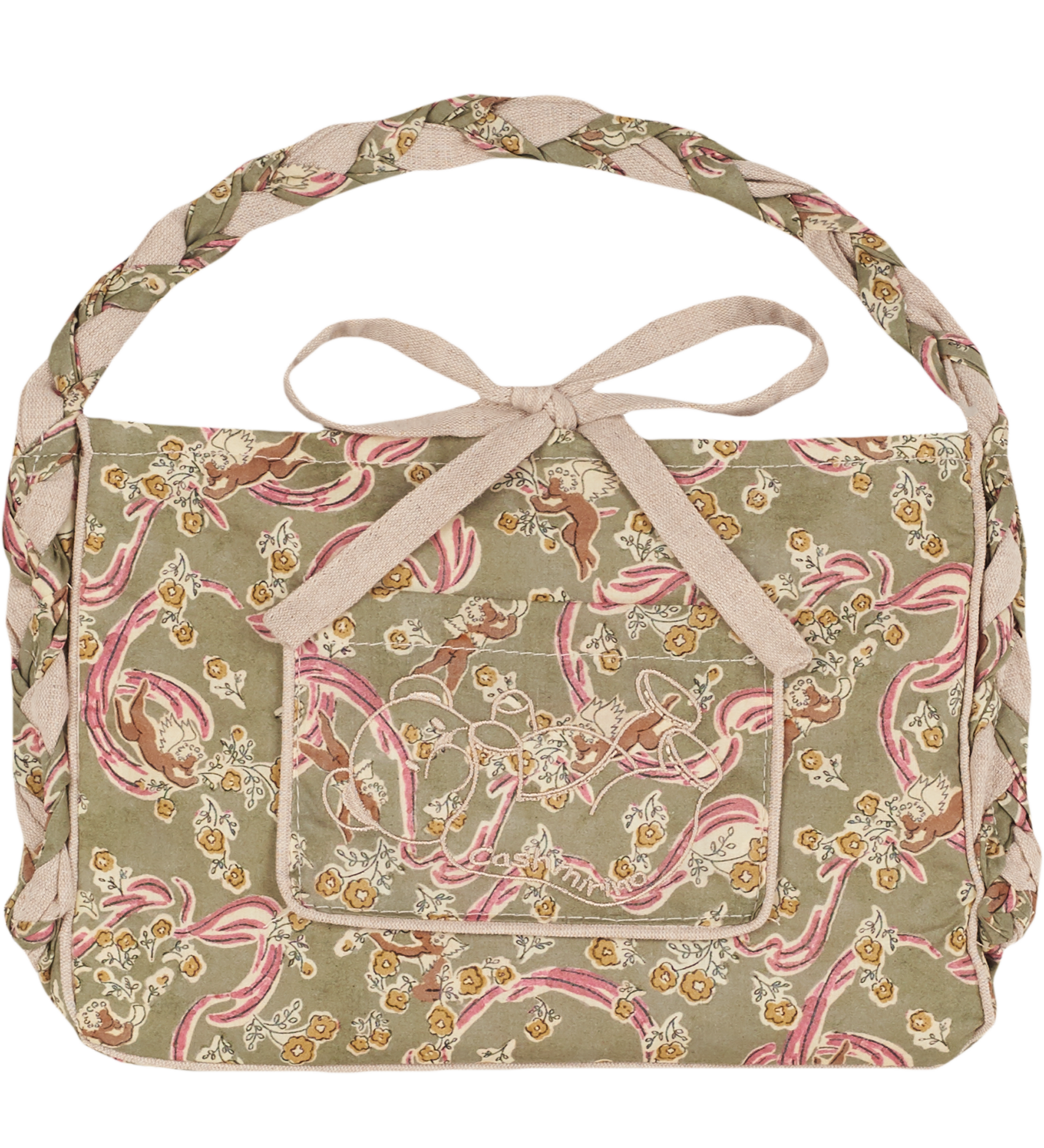 Dolly Mini Tote Bag – Liberty Cotton, Hand-Braided Handles