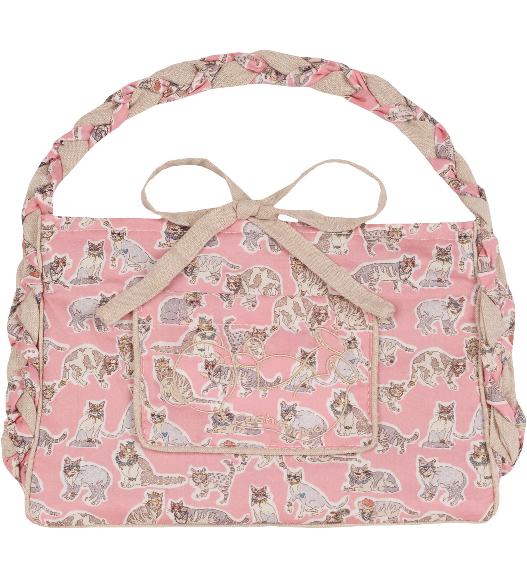 Dolly Mini Tote Bag – Liberty Cotton, Hand-Braided Handles