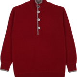 Mens - Edmund 100% Cashmere Jumper with Elbow Patches