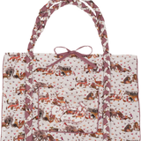 Veronica Tote Bag – Liberty Fabric, Hand-Braided Handles