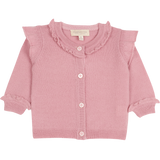 Baby Girl - Isabella Cardigan in 100% Cashmere – Frill Trim & Contrasting Detail