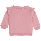 Baby Girl - Isabella Cardigan in 100% Cashmere – Frill Trim & Contrasting Detail