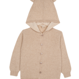 Unisex - Teddy 100% Cashmere Cardigan Hoodie