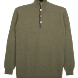 Mens - Edmund 100% Cashmere Jumper with Elbow Patches