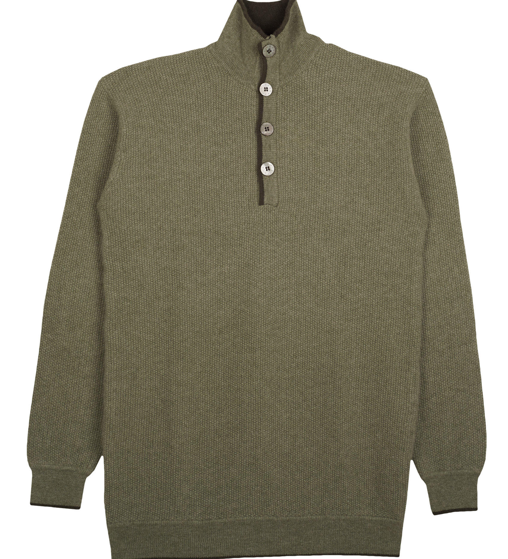 Mens - Edmund 100% Cashmere Jumper with Elbow Patches