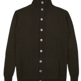 Mens - Raymond 100% Cashmere High Neck Cardigan