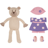Girl - Sofi Handmade Bear Toy with Removable Hand Embroidered Outfit