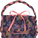 Dolly Mini Tote Bag – Liberty Cotton, Hand-Braided Handles