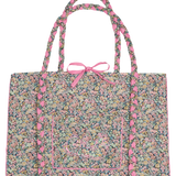 Veronica Tote Bag – Liberty Fabric, Hand-Braided Handles