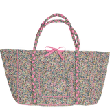 Veronica Tote Bag – Liberty Fabric, Hand-Braided Handles