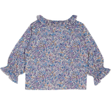 Baby Girl - Callie 100% Cotton Blouse with Pleats in Nature Prints