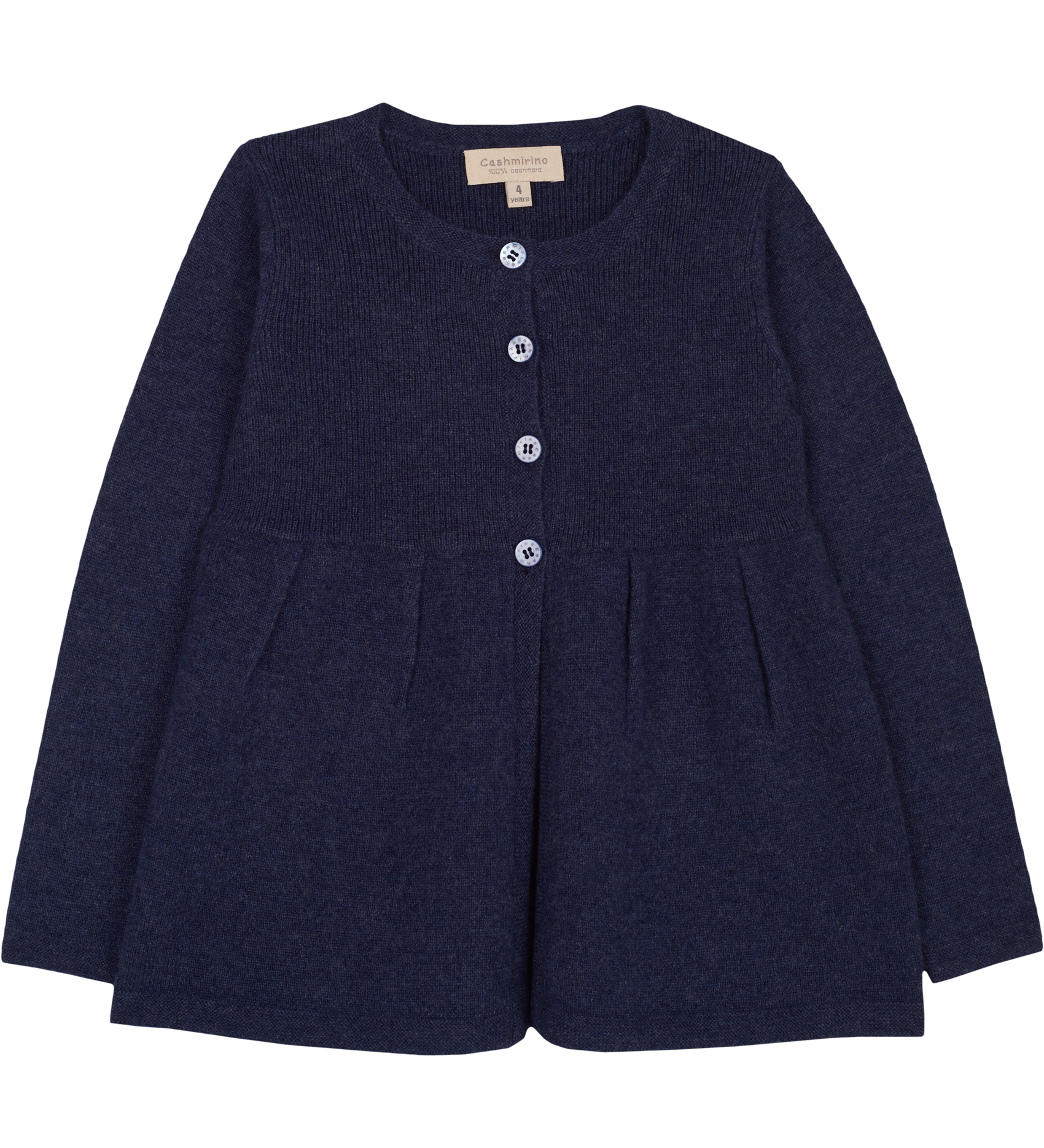 Girl - Neni 100% Cashmere Cardigan with Gathered Waist