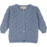 Baby Girl - Esme 100% Cashmere Cardigan with Diamond Pattern