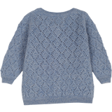 Baby Girl - Esme 100% Cashmere Cardigan with Diamond Pattern