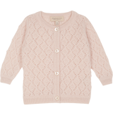 Baby Girl - Esme 100% Cashmere Cardigan with Diamond Pattern
