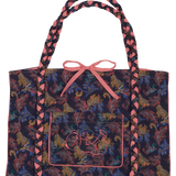 Veronica Tote Bag – Liberty Fabric, Hand-Braided Handles