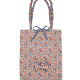 Polly Reversible Cotton Bag – Liberty Print, Hand-Braided Handles
