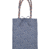 Polly Reversible Cotton Bag – Liberty Print, Hand-Braided Handles