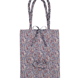 Polly Reversible Cotton Bag – Liberty Print, Hand-Braided Handles