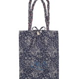 Polly Reversible Cotton Bag – Liberty Print, Hand-Braided Handles