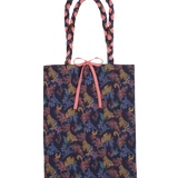Polly Reversible Cotton Bag – Liberty Print, Hand-Braided Handles