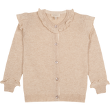 Baby Girl - Isabella Cardigan in 100% Cashmere – Frill Trim & Contrasting Detail