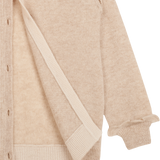 Baby Girl - Isabella Cardigan in 100% Cashmere – Frill Trim & Contrasting Detail