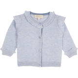 Baby Girl - Isabella Cardigan in 100% Cashmere – Frill Trim & Contrasting Detail