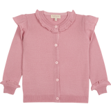 Baby Girl - Isabella Cardigan in 100% Cashmere – Frill Trim & Contrasting Detail